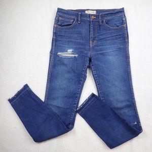 Madewell High Riser Skinny Women's Jeans Actual Waist 29 x 28 Size 4 or 6?